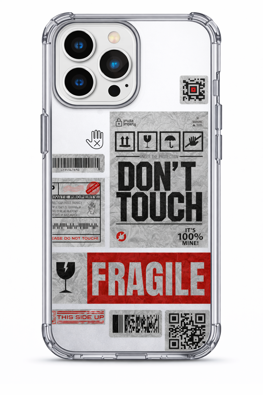 Dont Touch Mobile Back Cover