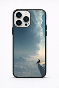 On the Edge with Blue Sky Mobile Back Cover
