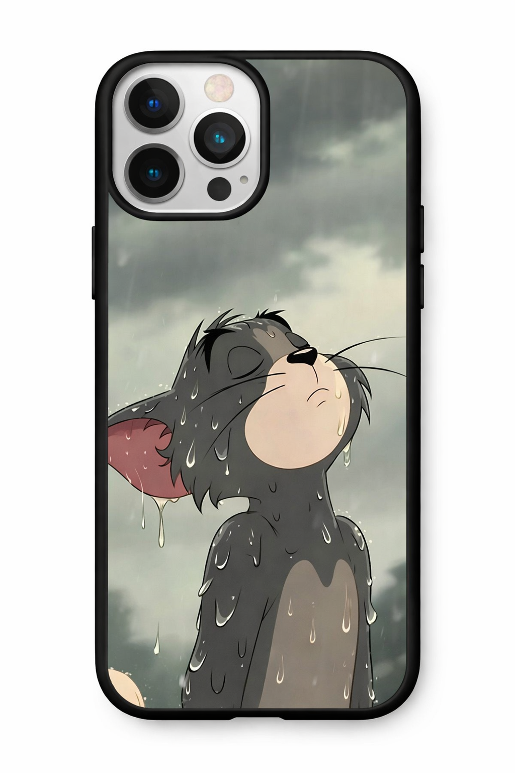 Tom in Rain Mobile Back Cover