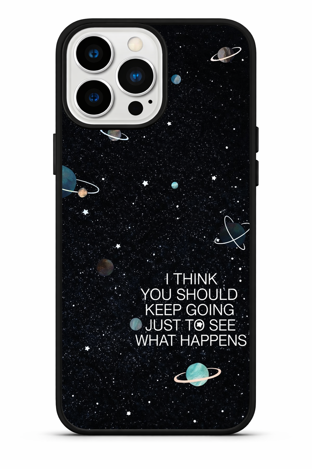 Keep Going Qoute Mobile Back Cover